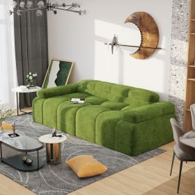 Modern Sofa Bed,Velvet Sleeper Couch,3 Seater Tufted Sofa,And Adjustable Backrests For Small Spaces, Living Room, Bedroom