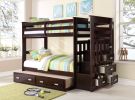 Allentown Espresso Finish Twin/Twin Bunk Bed W/Trundle & Storage