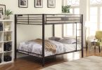 Limbra Sandy Black Finish Double Queen Bunk Bed