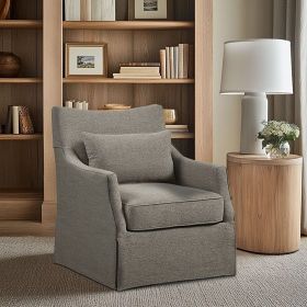 Skirted Swivel Chair