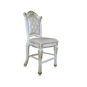 Vendome Antique Pearl Finish Counter Height Chair (Set of 2)