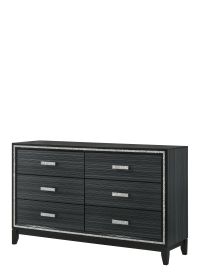 Haiden Weathered Black Finish Dresser