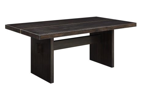 Jaramillo Gold & Rustic Espresso Finish Dining Table