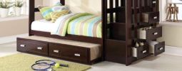 Allentown Espresso Finish Twin/Twin Bunk Bed W/Trundle & Storage