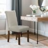 Upholstered Dining Chair with Nailhead Trim Set of 2