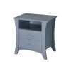 Colt Gray Finish Accent Table