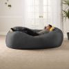 Jaxx 7 Foot Giant Bean Bag Sofa, Charcoal