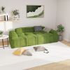 Modern Sofa Bed,Velvet Sleeper Couch,3 Seater Tufted Sofa,And Adjustable Backrests For Small Spaces, Living Room, Bedroom