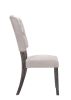 Bernard Beige Linen & Weathered Gray Oak Finish Side Chair (Set of 2)