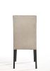 Morland Tan Linen & Vintage Black Finish Side Chair (Set of 2)