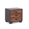 Eloy Walnut & Espresso Finish Accent Table