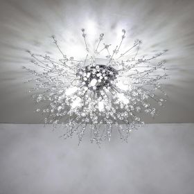 Crystal Recessed Chandelier  Unavailable Platforms- Welfel (Option: Argent)