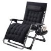 VEVOR Zero Gravity Chair 33" Zero Gravity Recliner Lounge Chair Indoor & Outdoor