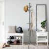 Entryway Height Adjustable Coat Stand with 9 Hooks